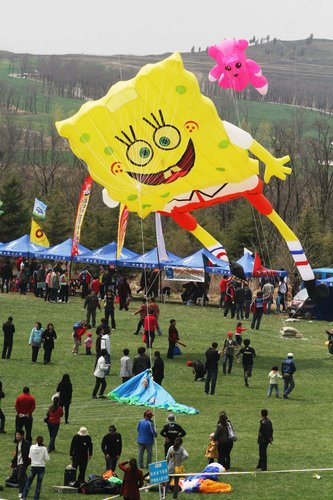 kites fly high in Weifang