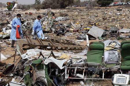 Libyan plane crashes in Tripoli, boy survives