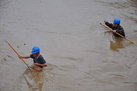 Rainstorms hit East China city