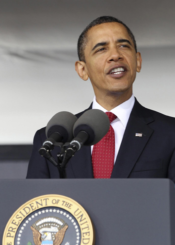 Obama addresses West Point graduation ceremony