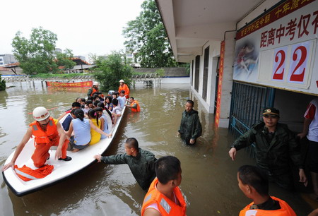 1.17 milion affected by heavy rain in S China