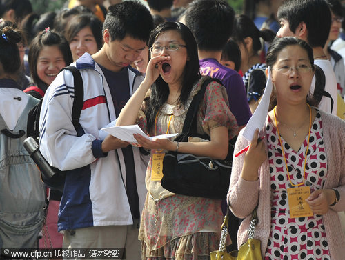 For parents, a long day of waiting, hoping