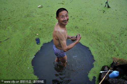 Green algae continues to spread off east China coast