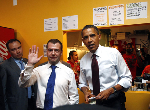 Obama, Medvedev say 'reset' US-Russia relations