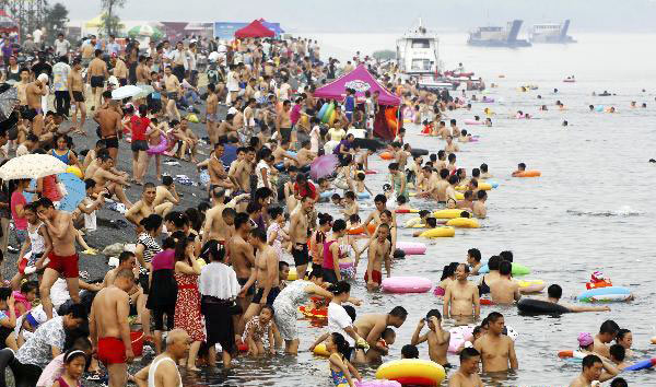 Heat wave sweeps China