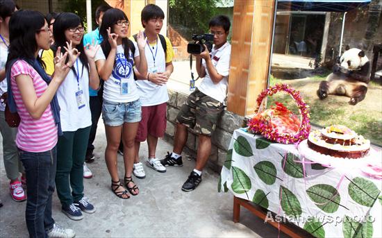 Giant panda celebrates 30