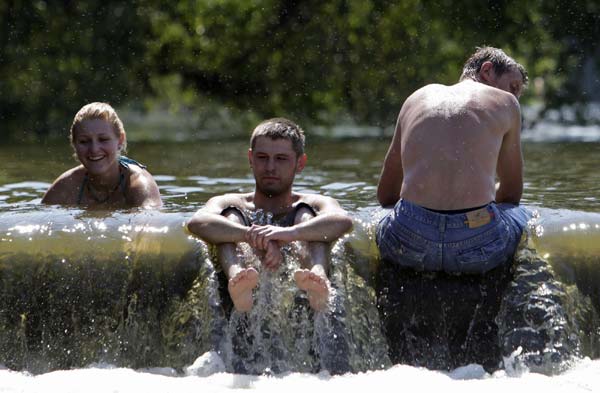 Cool off in the Berounka river