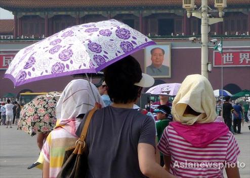 Chinese capital melting under heat wave