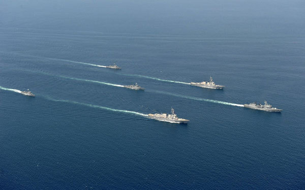 US-ROK joint naval drill enters 3rd day