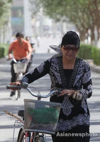 Strong winds blow in Xinjiang