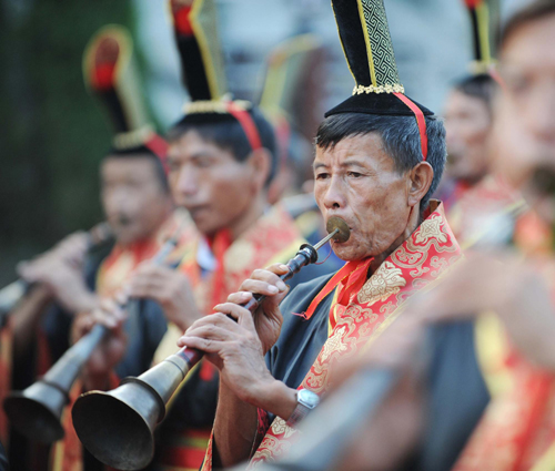 Ceremony for Yandi includes Taiwan Chinese