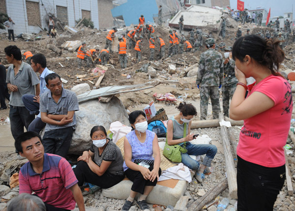 Hoping for a miracle amid the rubble