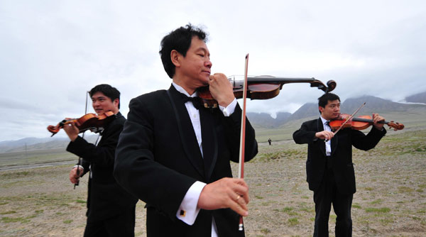 Concert at 4,300 meters above sea level