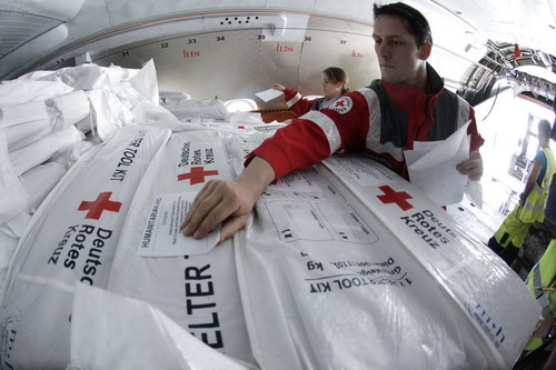 Medical reliefs arrive to floods victims in Pakistan