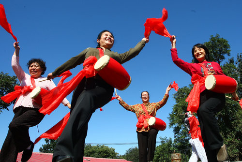 Celebration around China before National Day