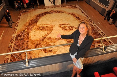 UK’s Warrington toasts world’s biggest mosaic