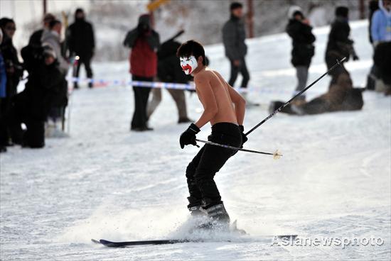 Creative ski games to welcome 2011