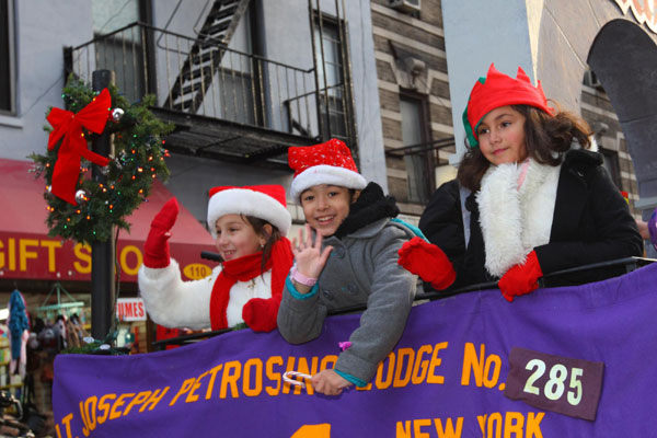 East Meets West Christmas Parade held in NY