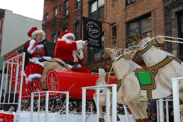 East Meets West Christmas Parade held in NY