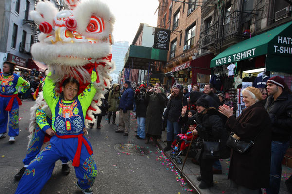 East Meets West Christmas Parade held in NY