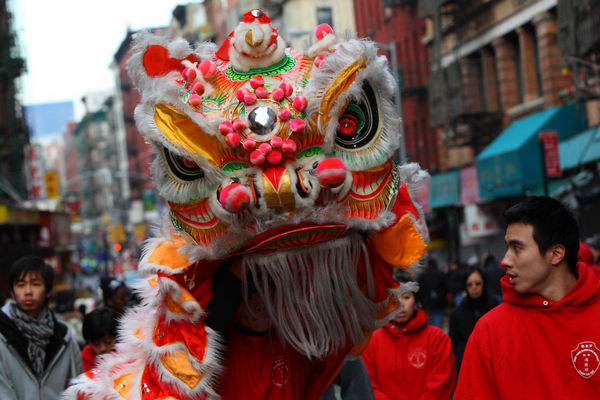 East Meets West Christmas Parade held in NY