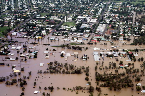 Queensland flooded