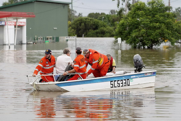 Queensland flooded