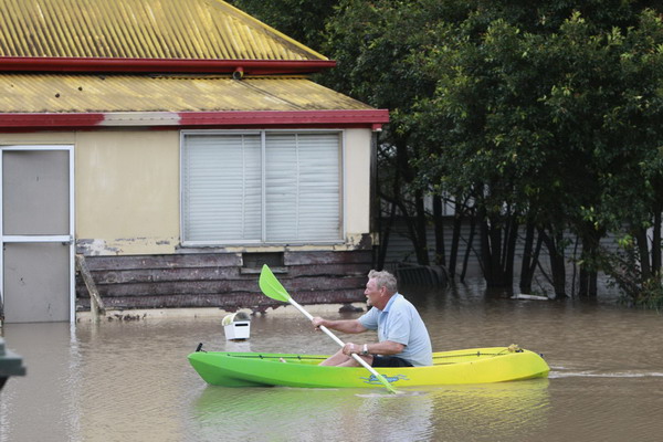 Queensland flooded