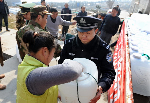 Water brings relief to thirsty residents