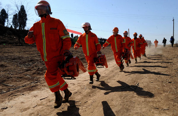 Firefighters get training exercises