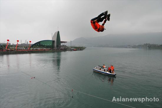 Pro-skaters make a leap of faith