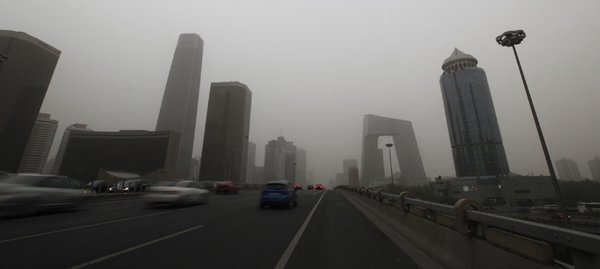 Sandstorm hits Beijing