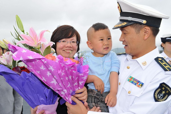 7th naval flotilla returns after escort mission