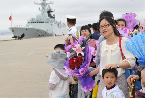 7th naval flotilla returns after escort mission