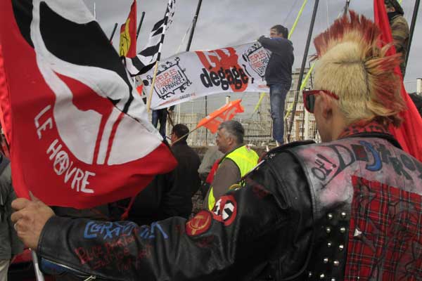 Anti-G8 protest in France