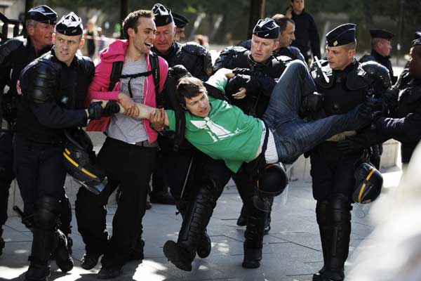 Anti-G8 protest in France