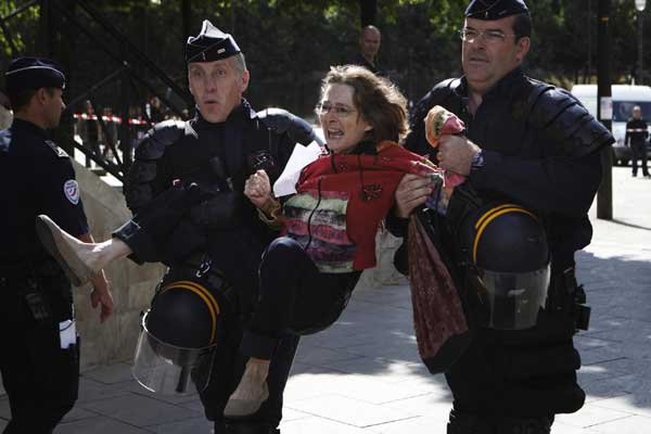 Anti-G8 protest in France