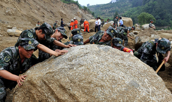 Emergency drill near Three Gorges Reservoir