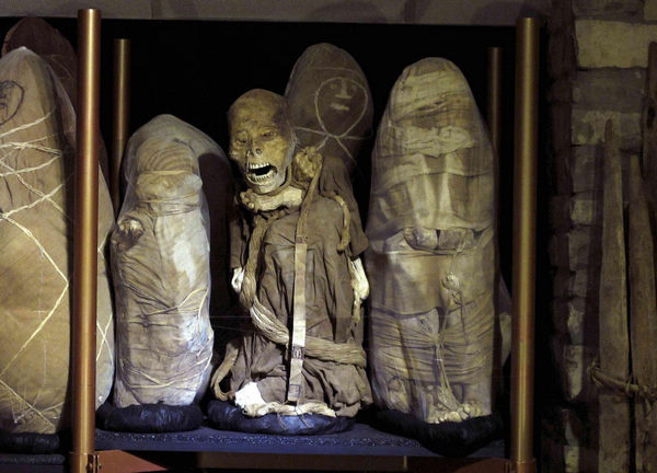 Mummies from Chachapoyas culture displayed in Peru