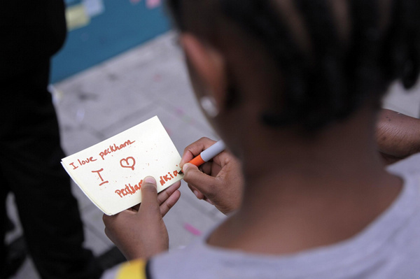 Peckham's peace wall