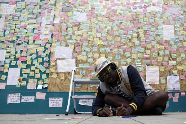 Peckham's peace wall