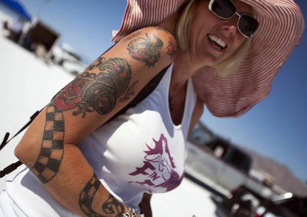 SpeedWeek race on Bonneville Salt Flats