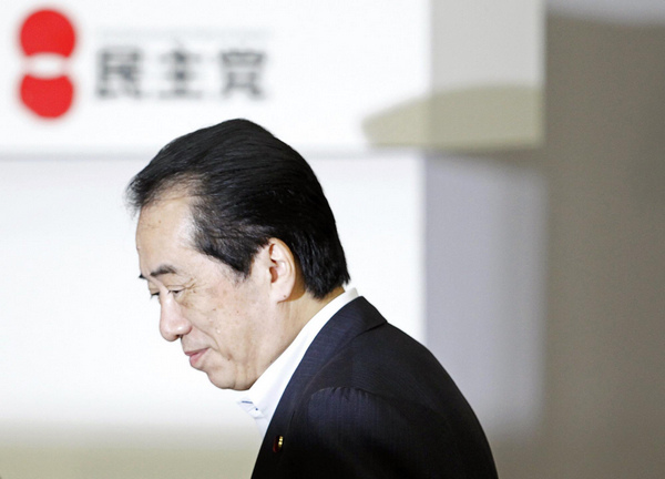 Kan resigns as Japan DPJ head