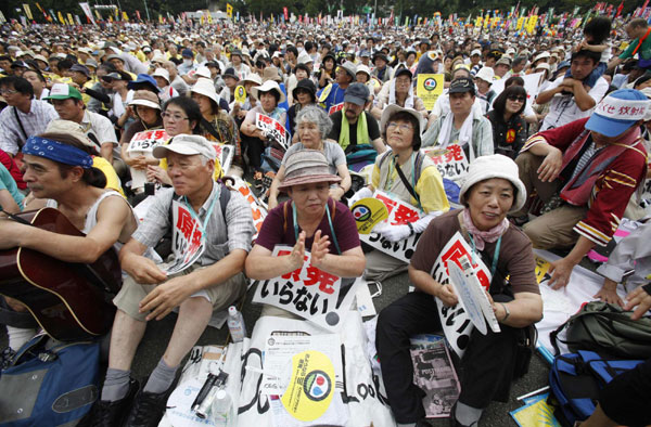 Anti-nuclear rally in Japan