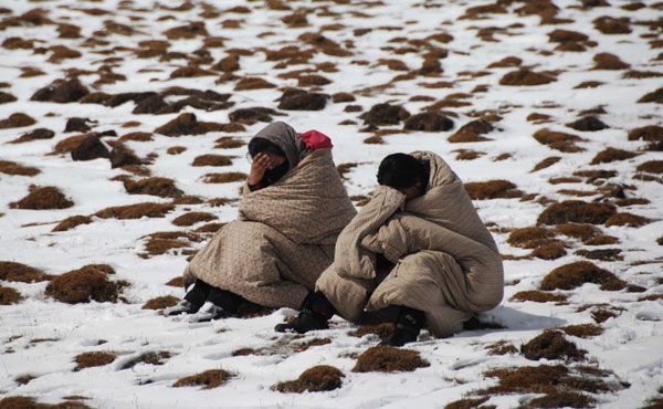 41 coach passengers trapped in snow, NW China