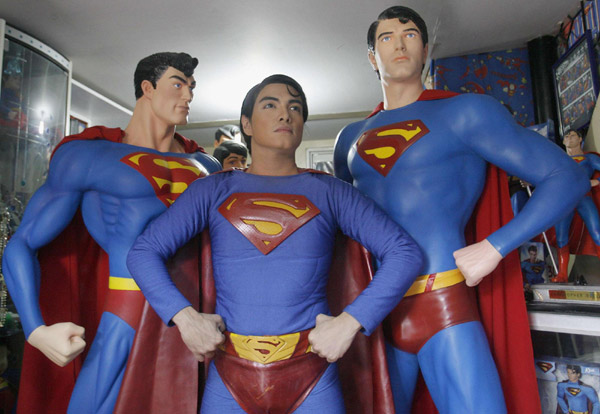 Superman fan takes adulation to new heights