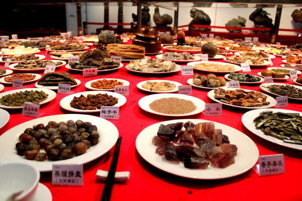 Rare stone banquet in E China