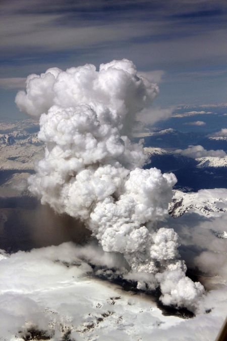Chile volcano erupts
