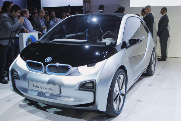 BMW electric concept vehicle shown