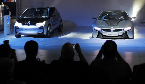 BMW electric concept vehicle shown